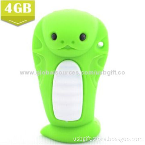 USB Drive, PVC Material, Cute Animal Shape, Promotional Gift, 8GB